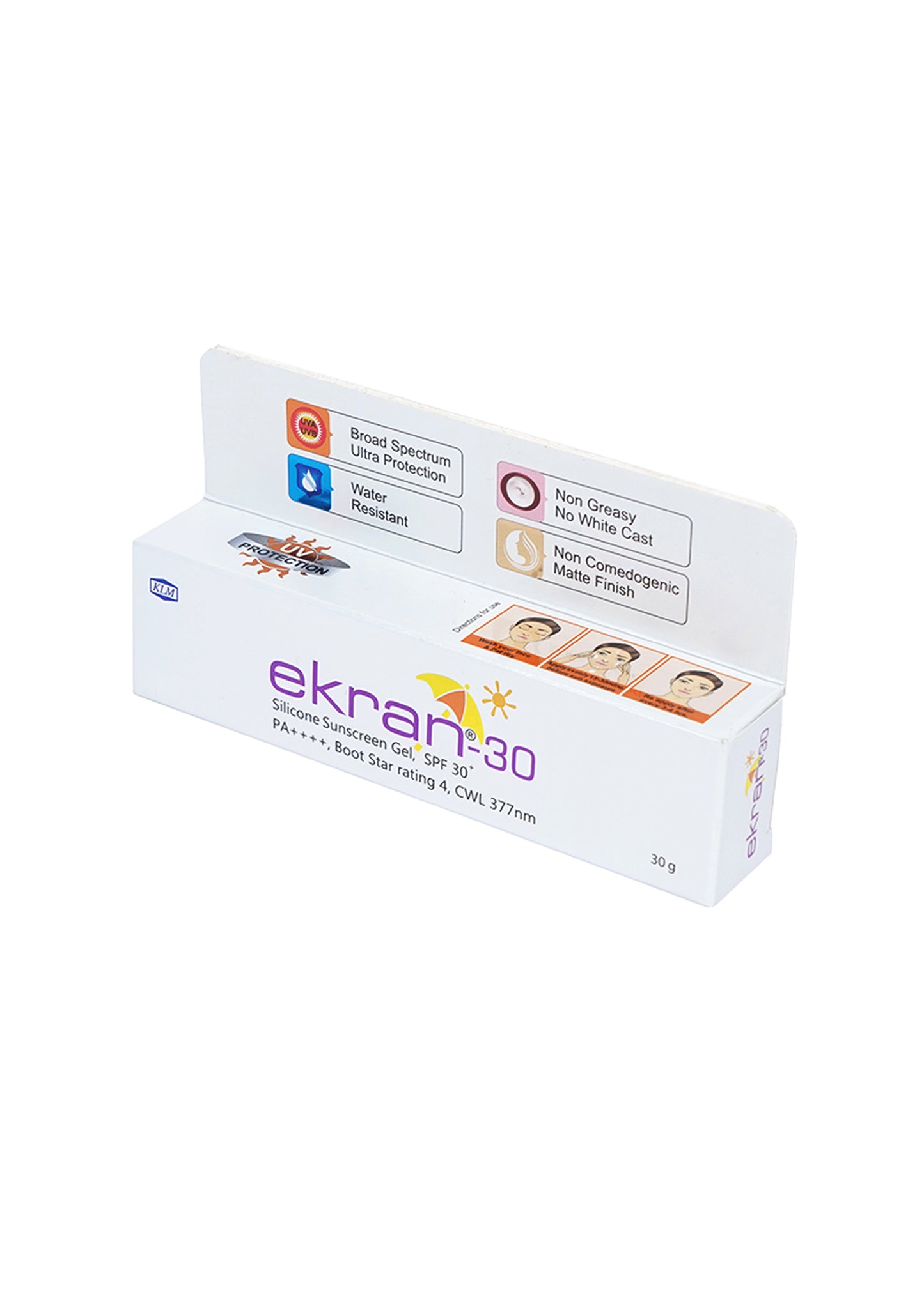 Ekran-30 Silicone Sunscreen SPF 30+ PA++++